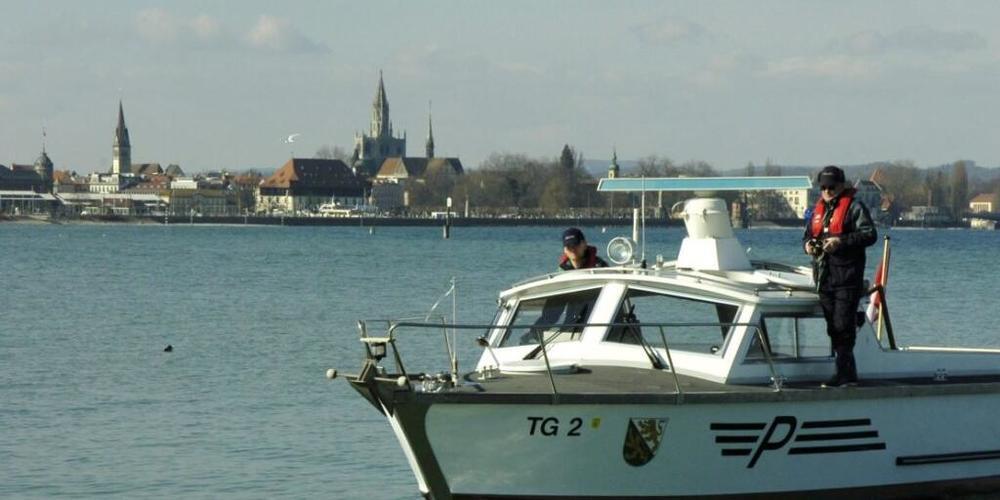 Die Thurgauer Seepolizei bei einem Einsatz. (Archivbild)