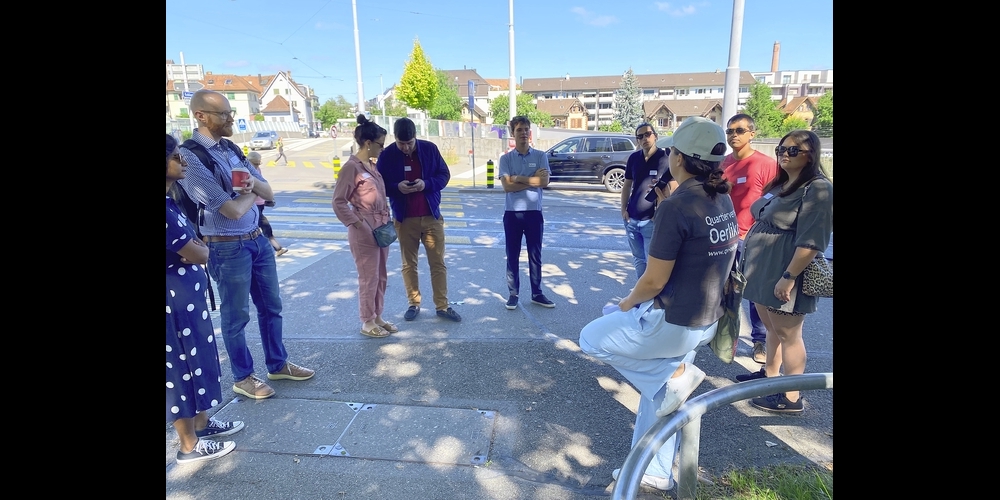 So ändern sich die Zeiten: In Oerlikon war der Neuzuzügeranlass auch englischsprachig.