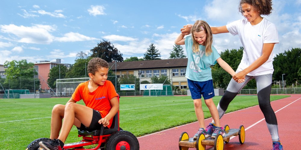 Zum Angebot gehören verschiedendste Spiel- und Sportmöglichkeiten.
