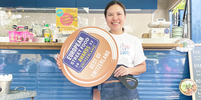 Aon Homberger gewann mit Thai Moving Noodles an den Swiss Street Food Awards den «Best of Switzerland»-Preis.
