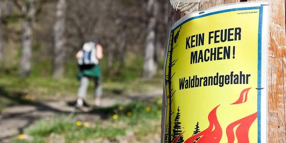 Wegen grosser Waldbrandgefahr hat der Kanton Glarus Feuerwerke und Feuer verboten. (Symbolbild)