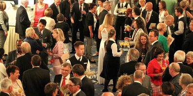 1.-Augustfeiern des EDA in Deutschland sind stets ein illustres Promi- Treffen.