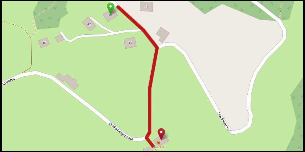 Der Strassenabschnitt Vorderbergstrasse 40 bis und mit 47 wird am kommenden Dienstagmorgen gesperrt. Die Strecke wird bis zum Mittwochmorgen nicht befahrbar sein können. 