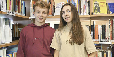 Linus Ruzek und Ylva Brunschwiler, zwei der Gründer von Maylabio.