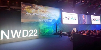 Die Bühler Networking Days 2022 mit 1000 Teilnehmenden aus der ganzen Welt und hochkarätigen Referenten aus Wirtschaft und Forschung sind eröffnet. 