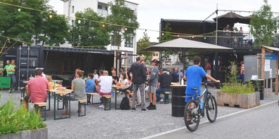  Die Quartierinsel bleibt weiter im Südquartier.  Wegen Bauarbeiten kann sie nicht wie geplant im Bollwies aufgestellt werden.