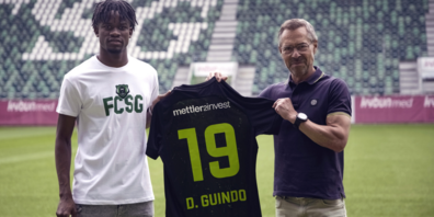 Daouda Guindo und Matthias Hüppi