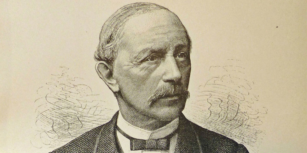 Johann Wilhelm Fortunat Coaz (1822-1918) erster Oberförster der Eidgenossenschaft, Bergsteiger, Landkartenzeichner, Soldat, Naturschützer, Retter von St. Antönien und Bürger von Küblis.