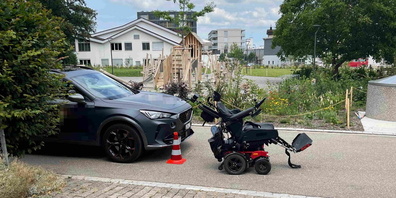 Der 29-jährige Rollstuhlfahrer wurde beim Unfall verletzt.