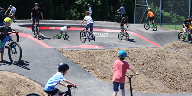 Pumptracks sind beliebt; im Sommer 2022 wurde einer in Engelburg eröffnet.