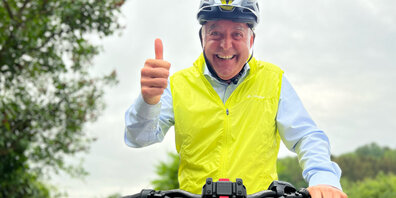 Maurus Lauber aus Grüningen fährt seit 2020 regelmässig mit dem Velo zur Arbeit nach Zürich.