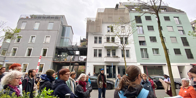 Die zeitgenössische Architektin Vera Gloor trug im Langstrassenquartier zum Wandlungsprozess vom Arbeiter- zum Trendquartier bei, was ihr nicht nur Lob einbrachte. Diese drei Häuser an der Josefstrasse wurden von ihr aufgestockt und totalsaniert.