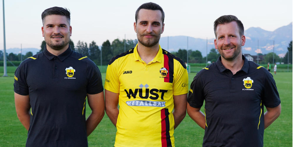 Dario Ilic (Sportchef), Amar Uzunovic (Neuverpflichtung), Andreas Broger (Präsident a.i.)