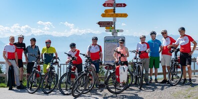 Gemeinsam auf St.Anton: Paul Dominik Hasler, Christof Sonderegger, Hansruedi Müller, Benedikt Weibel, Peter Hummel, Nicolò Paganini, Pia Wertheimer, Markus Spring, Thomas Kirchhofer, Hans Peter Danuser und Urs Brütsch