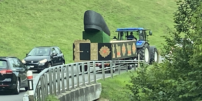 Auch Brücken wurden gemeistert - wie hier zwischen Flawil und Gossau.