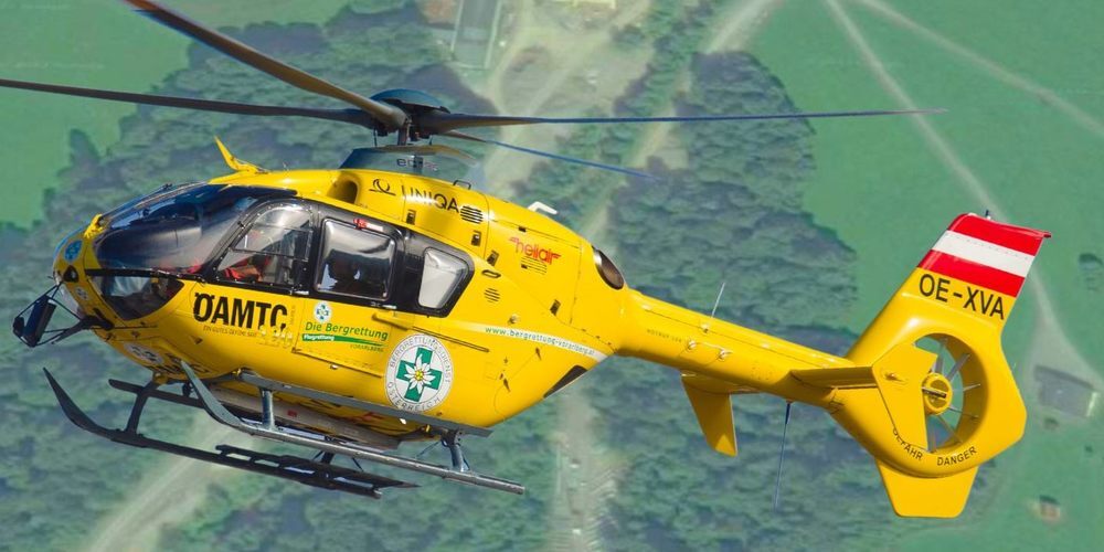 Das eineinhalbjährige Kleinkind musste mit dem Rettungsheli ins LKH Feldkirch geflogen werden