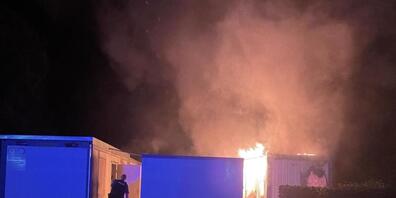 Beim Brand in Landquart wurde niemand verletzt, der entstandene Sachschaden wird auf mehrere zehntausend Franken geschätzt