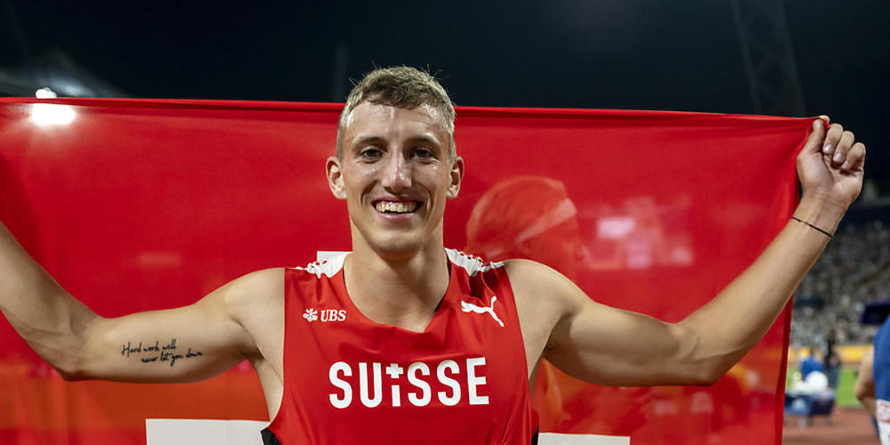 Historisch: Ehammer ist der 4. Schweizer mit Hallen-WM-Gold.