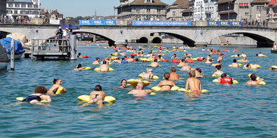 Am Ersatzdatum 27. August könnte das Limmatschwimmen nach drei Jahen Zwangspause wieder stattfinden. 