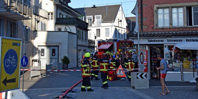 Am Dienstagabend brach in einer Wohnung an der Herrengasse ein Feuer aus. Es wurde niemand verletzt.