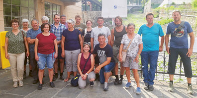 17 Frauen und Männer des Dorfvereins Furna genossen drei Tage  in vollen Zügen im Tessin.