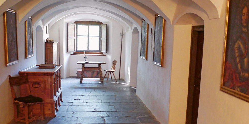 Flur im Obergeschoss.