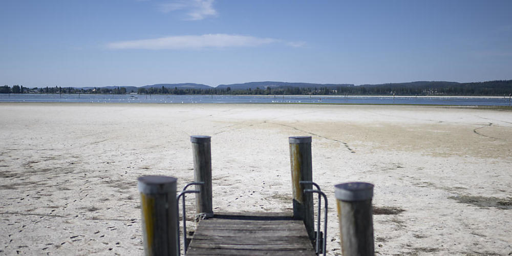 Am Bodensee könnten tiefere Pegelstände, wie hier Mitte August in Triboltingen TG, zunehmen. Bisher war der Wasserstand jeweils im Sommer am höchsten.