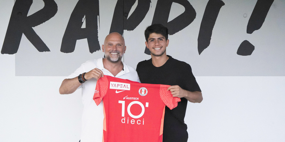 Die Zusammenarbeit mit dem Super Ligisten FC Lugano trägt Früchte: Mohamad Alshikh neu bei den Rosenstädtern.