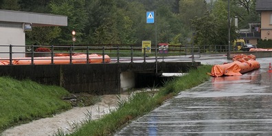 In den letzten Jahren ist der Littenbach schon über die Ufer getreten