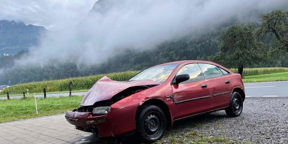 Die angetrunkene Automobilistin durchbrach nach der Kollision mit der Mittelleitplanke den Wildzaun der Autobahn A3.