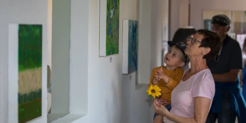 Die Kunst im Amapoli begeistert alle Generationen.