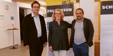 Georg Fromm, Hedi Senteler und Heini Hagmann. 