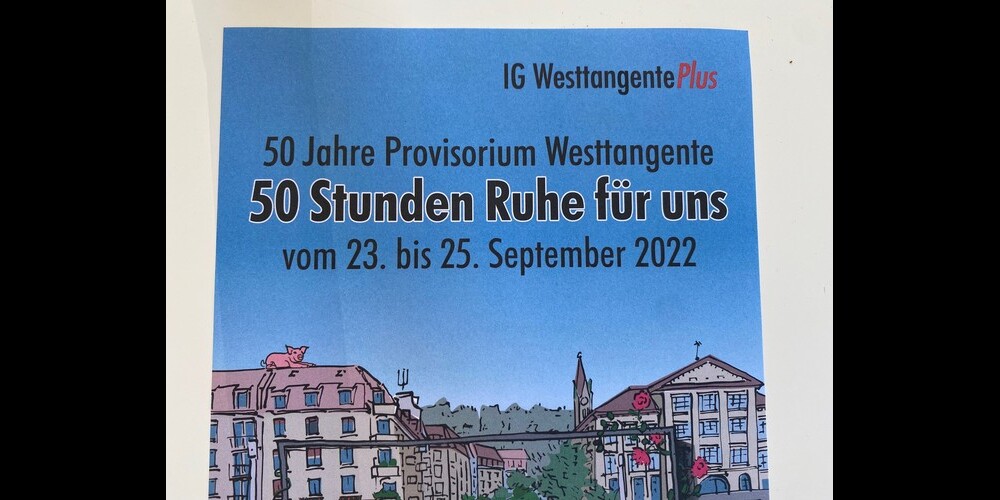Die Flyer waren schon gedruckt und verteilt, dann kam überraschend die Absage.