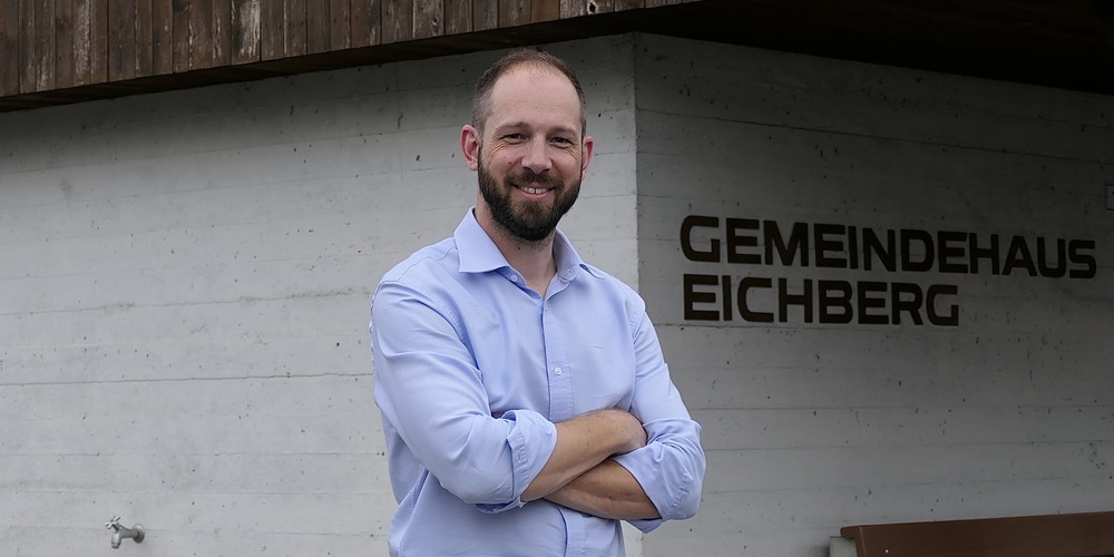 Alex Arnold, Gemeindepräsident von Eichberg und Kandidat in Rebstein