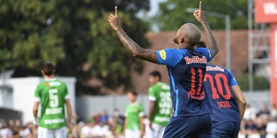 Red Bull Salzburg durfte in Lustenau über sechs Tore jubeln