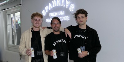 Die drei Jungs von «Sparklys», vl. Andrin Zindel, Sandro Hagen und Ayko Kehl