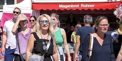 Herrliches Wetter und beste Stimmung bei der Rebsteiner Kilbi