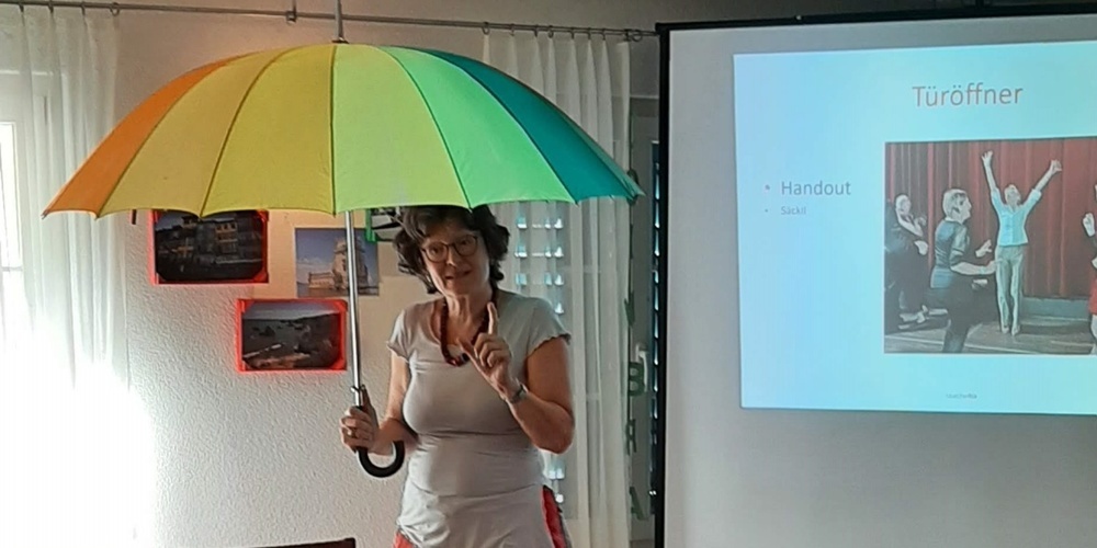 Ria Eugster gab wertvolle Tipps für das «Glücks-Training».