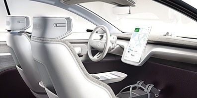 Die nächste Generation von Volvo Fahrzeugen wird auf diesen Displays eindrucksvolle hochwertige Grafiken darstellen können.