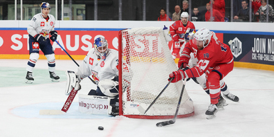 Eine von vielen Chancen der SCRJ Lakers gegen Red Bull München, welche heute Abend effizienter waren.