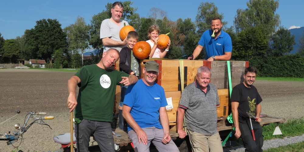 Die Ernte wird eingefahren