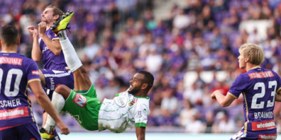 Im Reichshofstadion in Lustenau gab es im Herbst in der österreichischen Bundesliga rassige Szenen zu sehen