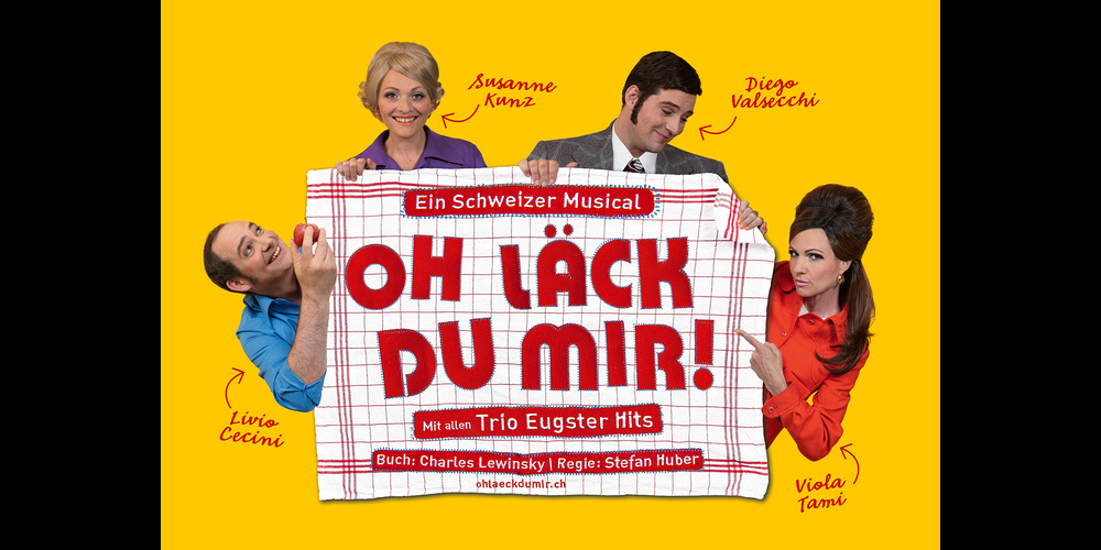 Im Mundart-Musical «Oh läck du mir!» kämpfen die Bewohner einer Schweizer Vorstadt gegen einen Immobilienhai, der ein ganzes Quartier dem Erdboden gleichmachen will.