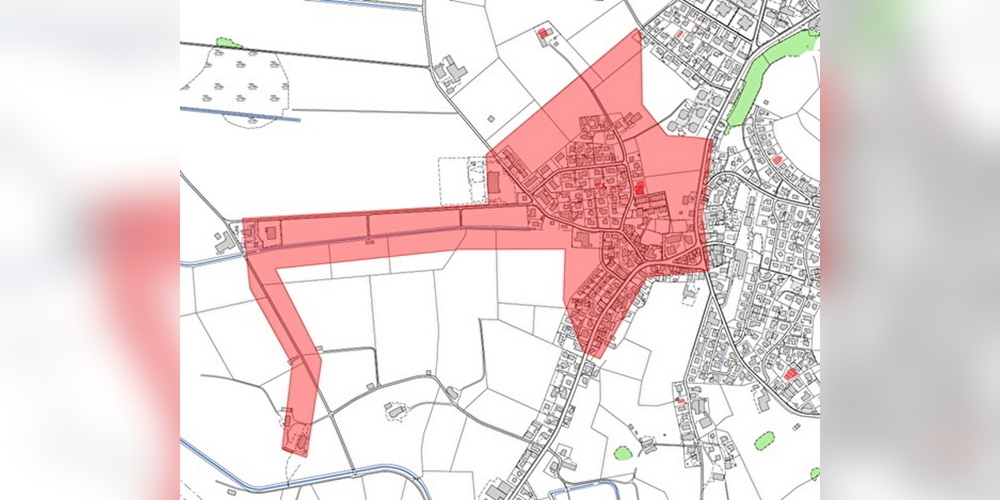 Betroffen sind die Gebiete Rötli – Rietstrasse – Rietsporthalle – Dorf – Dorfdreieck – Sechserwies – ARA – Altersheim.