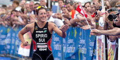 Nicole Spirig als noch aktive Spitzensportlerin