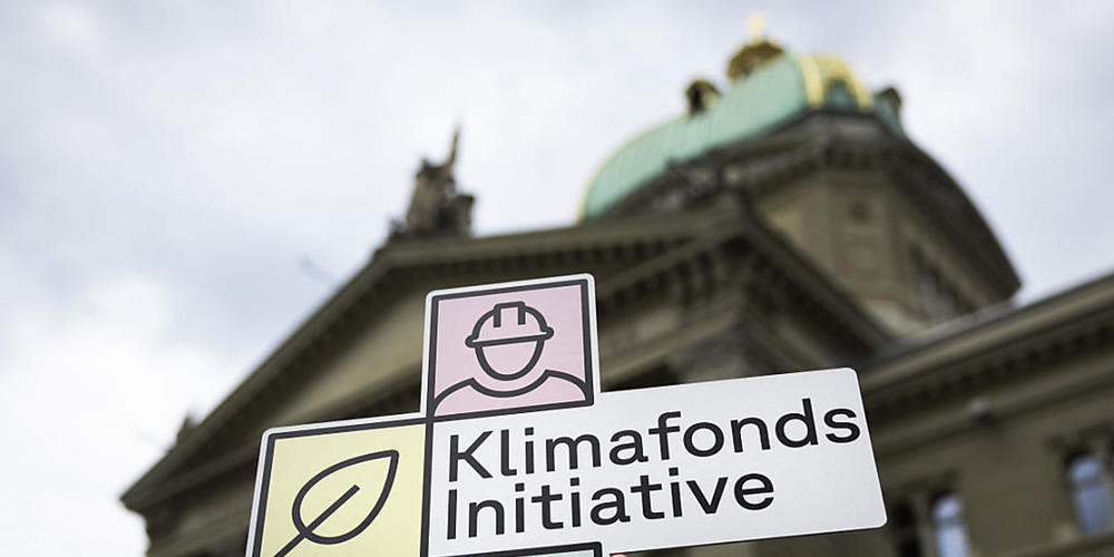 Die Unterschriftensammlung kann beginnen: Das Logo der von SP und Grünen lancierten Klimafonds-Initiative.