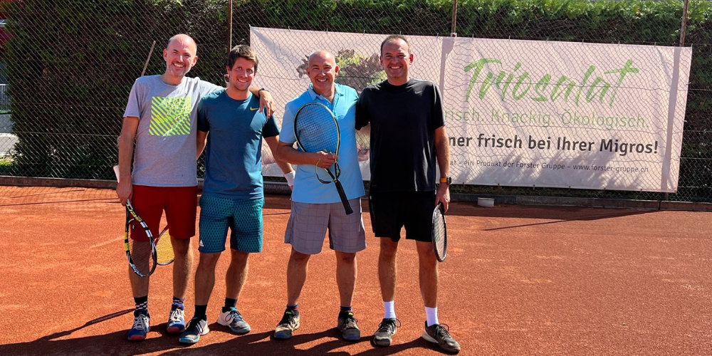 Von links nach rechts: Alexander Rohner, Lukas Durot, Réne Metzler, Kai Lämmer