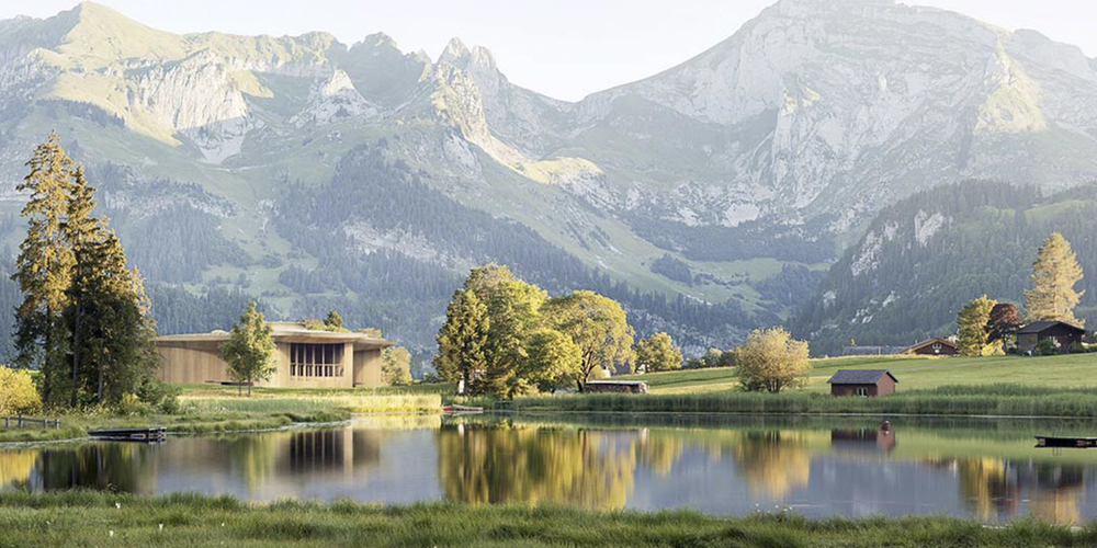 Das Klanghaus Toggenburg am Schwendisee in Wildhaus-Alt St. Johann soll bis Ende 2024 gebaut sein.