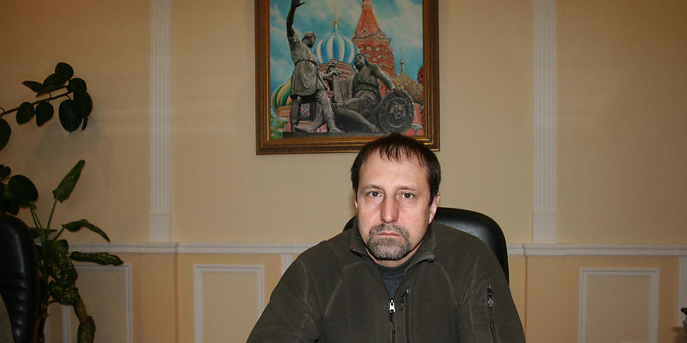 ARCHIV - Alexander Chodakowski, Sekretär des Sicherheitsrates der sogenannten Volksrepublik Donezk in der Ostukraine am 02.02.2016. Foto: picture alliance / dpa