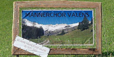 Im Dorf macht man sich bereit: Der Männerchor Valens feiert 40 Jahre. 